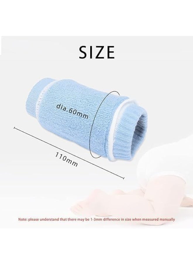 CLENEA Baby Knee Pads (5 Pairs), For Crawling Toddler Leg Warms Non-slip Anti-Friction Socks, For Crawling 6-24 Months Babies - Image 2